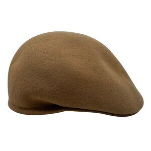 Country Gentleman Ascot mens hat size XL wool newsboy cap camel color wool VTG